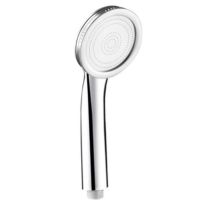High-Pressure Rainfall Handheld Shower Head, Modern Single-Function ABS Shower, Chrome / Matte Black