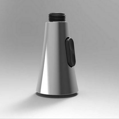 Dual-Function Pull-Down Kitchen Faucet Replacement Spray Head, Chrome Finished ABS Plastic Sprayer Nozzle
