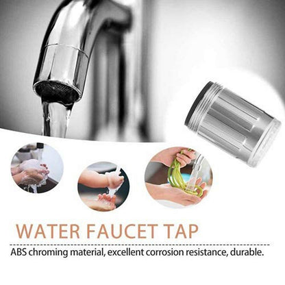 LED 3- Changing Faucet Aerator, Chrome Temperature Sensor Tap Aerator