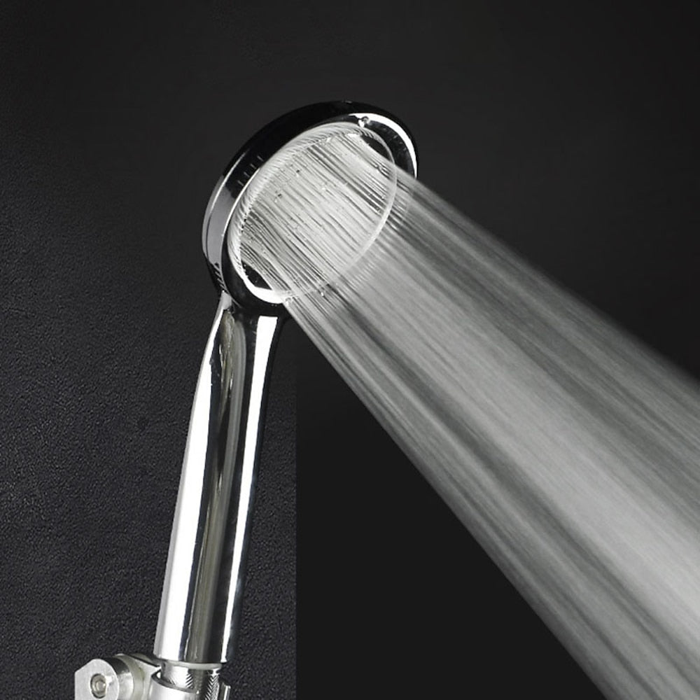 Chrome High Pressure Handheld Shower Head with Pause Button