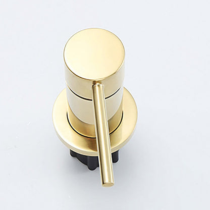 Modern High-Arc Brass Bathroom Faucet, 2-Hole Widespread Single-Handle Sink Faucet, Brushed Gold / Matte Black / Chrome