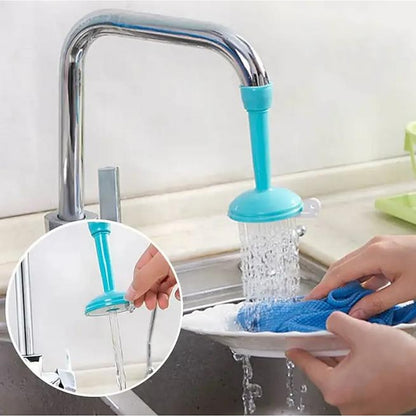 Rotatable Splash-Proof Faucet Aerator Extender, Flexible Water-Saving Kitchen Tap Spray Attachment, Multi