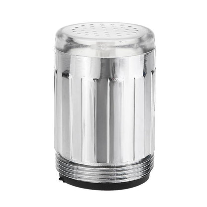 Chrome LED Temperature-Sensing Faucet Aerator, 3- Changing Faucet Light Accessory