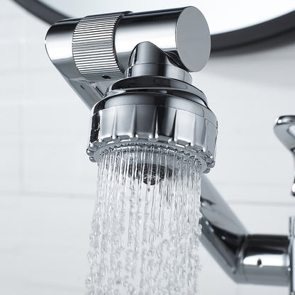 Chrome Single-Hole Bathroom Sink Faucet, Pull-Out Swivel Spout Faucet
