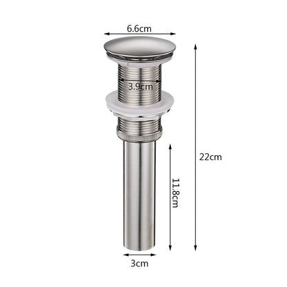 Lagomel bathroom sink drain, set in a Contemporary bathroom