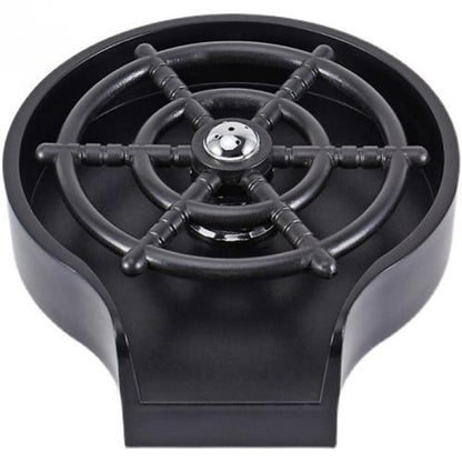 Matte Black Deck-Mounted Kitchen Sink Glass Rinser, High-Pressure Cup Washer for Kitchen / Bar