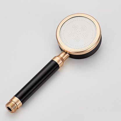 Water-Saving Filtered Handheld Shower Head, Modern Matte Black / Gold Shower Head