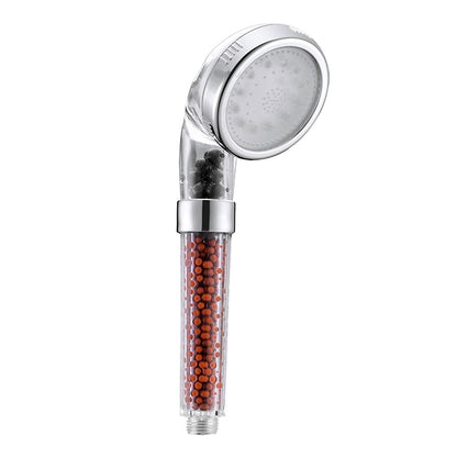 Electroplated LED -Changing Handheld Shower Head, Filtered Ionic 2-Mode Hand Shower