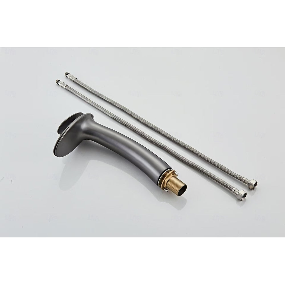 Modern Waterfall Vessel Bathroom Faucet, Single-Hole Single-Handle Faucet