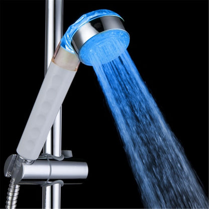 LED -Changing Chrome Hand Shower, Temperature-Sensitive 3- Handheld Shower