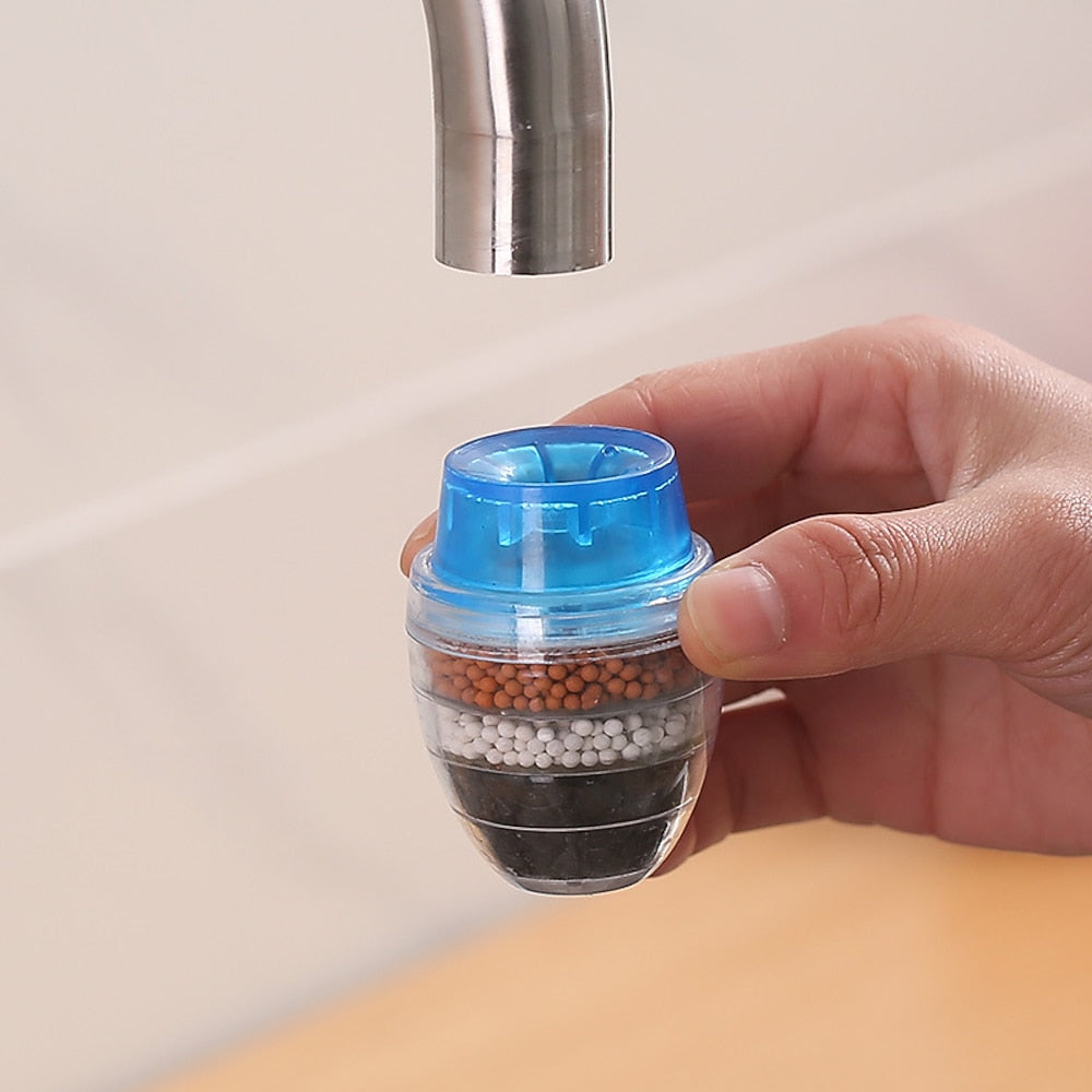 360-Degree Swivel Kitchen Faucet Extender, Splash-Proof Tap Aerator Spray Head with Filter, White / Multi