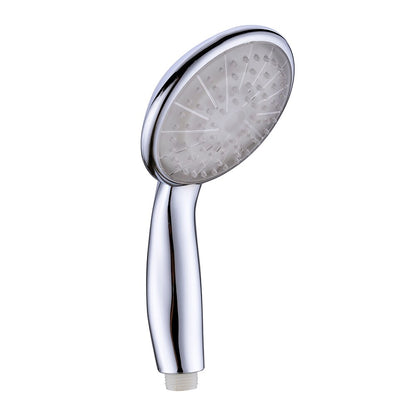 Chrome Contemporary LED Handheld Shower Head, ABS Plastic Hand Shower with Jet / Rainfall Spray Modes