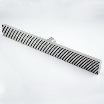 Stainless Steel Linear Floor Shower Drain, Modern Rectangular Trench Drain