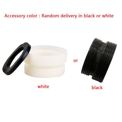 360-Degree Swivel Faucet Aerator, Dual Spray Mode Faucet Sprayer, Chrome / Matte Black