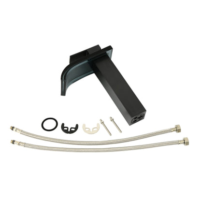 Oil-Rubbed Bronze Waterfall Vessel Sink Faucet, Single-Handle Single-Hole Faucet