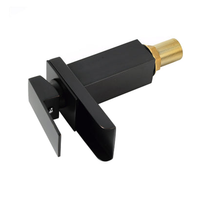 Waterfall Oil-Rubbed Bronze Single-Hole Bathroom Faucet, Single-Handle Deck-Mount Faucet