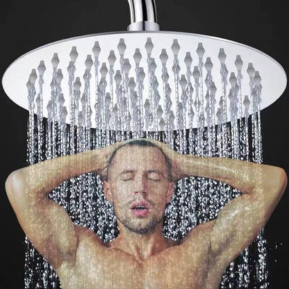 Ultra-Thin Rainfall Shower Head, Modern Stainless Steel Shower Head