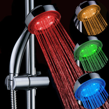 Chrome LED -Changing Handheld Showerhead, 2-Spray Mode Hand Shower
