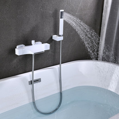 Modern Single-Hole Kitchen Faucet, Dual-Handle Pull-Down Sprayer Faucet with Swivel Spout