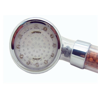 Electroplated LED -Changing Handheld Shower Head, Filtered Ionic 2-Mode Hand Shower