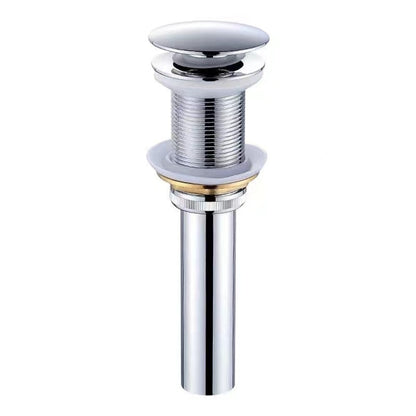 Waterfall Bathroom Faucet, Modern Single-Hole Single-Handle Faucet with Pop-Up Drain, Chrome / Matte Black / Gunmetal