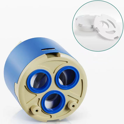 Universal Ceramic Disc Valve Cartridge Replacement, Single-Handle Faucet Cartridge