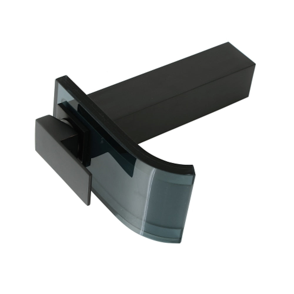 Oil-Rubbed Bronze Waterfall Vessel Sink Faucet, Single-Handle Single-Hole Faucet