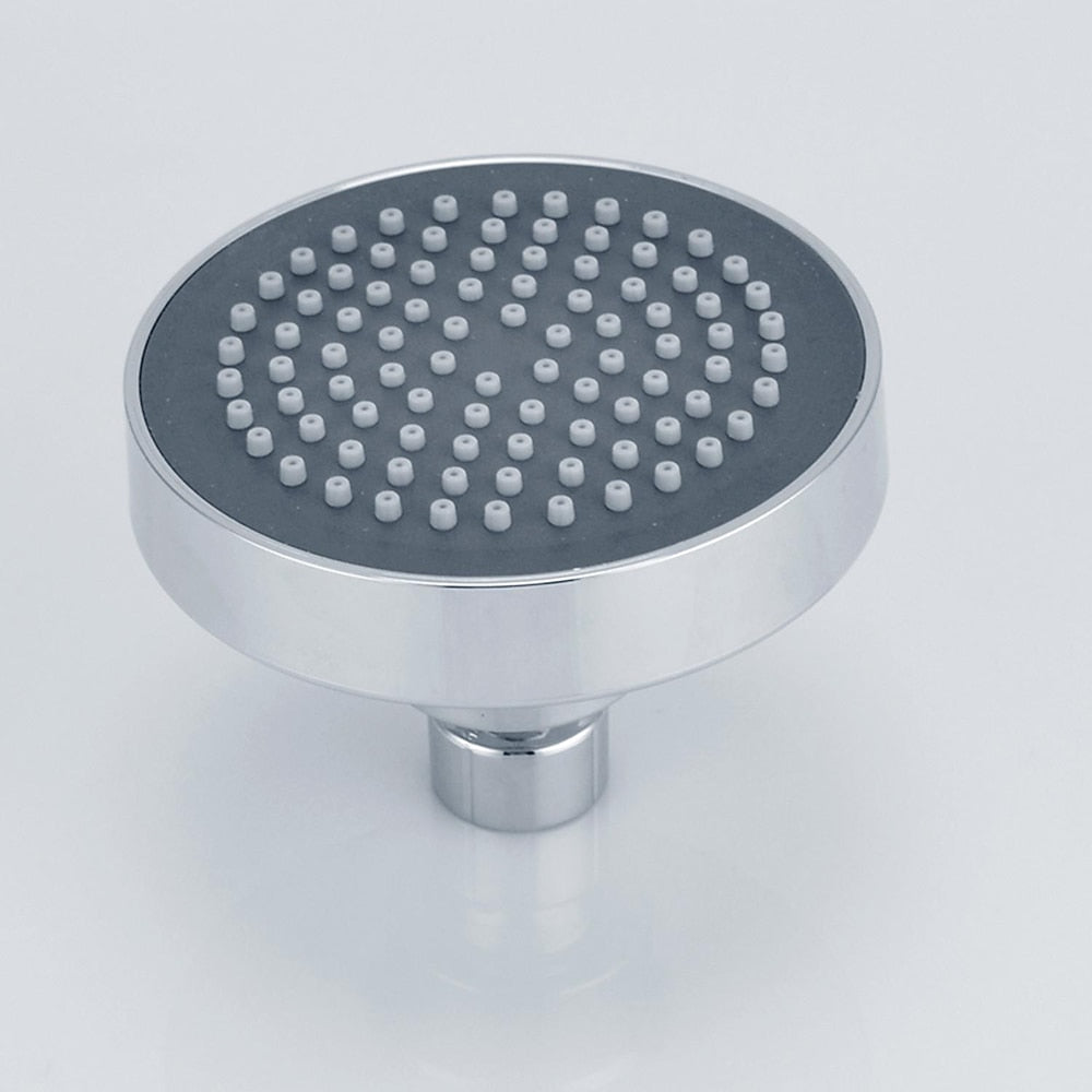 Chrome Round Rain Shower Head, Modern ABS Plastic Top Spray Showerhead