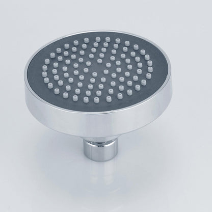 Chrome Round Rain Shower Head, Modern ABS Plastic Top Spray Showerhead