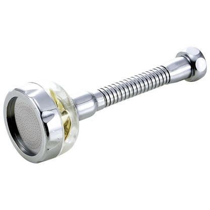 Chrome 360-Degree Swivel Faucet Aerator, Splash-Proof Faucet Spray Head for Kitchen Sink