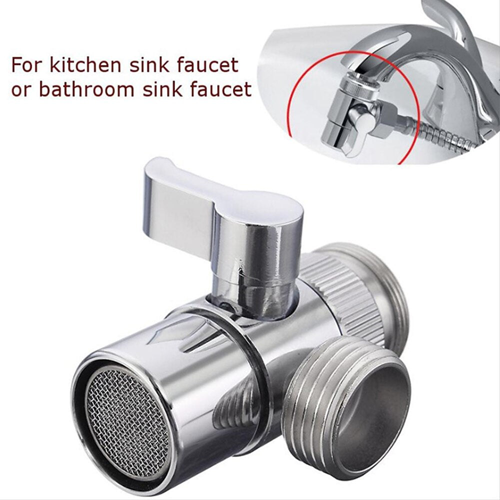 One-Key Stop Matte White Handheld Shower Faucet Extension Set, Wall-Mount Basin Sprayer with Coiled Hose