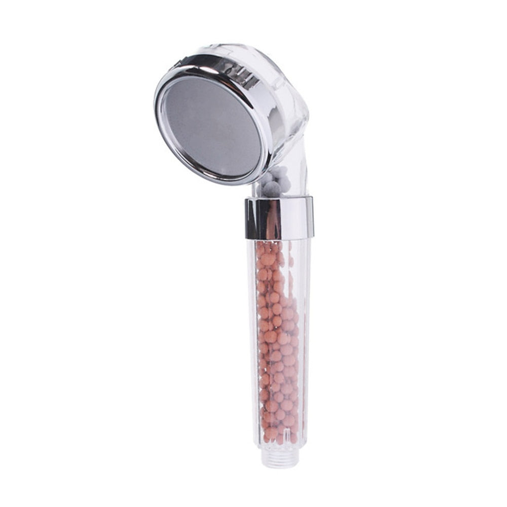 Chrome Handheld Shower Head, High Pressure 300-Hole Water Saving Shower Head