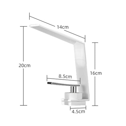 Waterfall Single-Hole Bathroom Faucet, Single-Handle Brass Faucet, Matte Black / Matte White / Chrome / Gunmetal