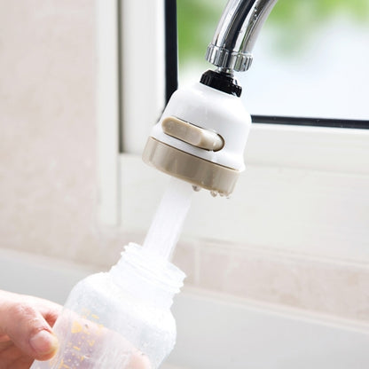 Matte White 3-Mode Rotatable Faucet Aerator, 360-Degree Swivel Water-Saving Spray Head