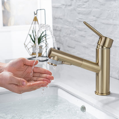 Vintage Dragon Vessel Sink Faucet, Single-Hole Double Cross Handle Brass Faucet