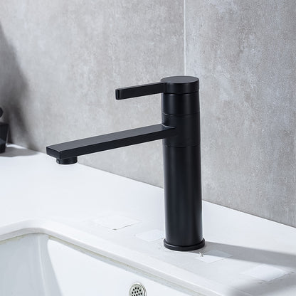 360-Degree Swivel Modern Bathroom Faucet, Single-Handle Vanity Faucet, Brushed Gold / Gunmetal / Matte Black / Chrome