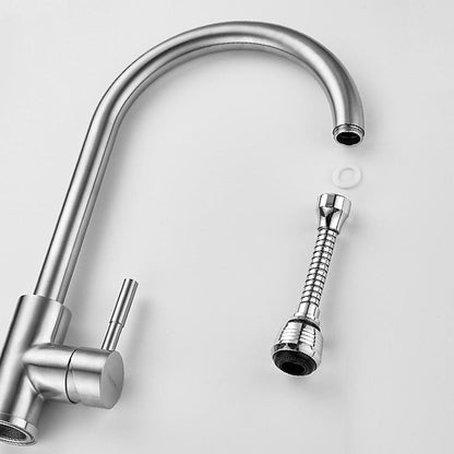 Chrome 360-Degree Swivel Faucet Aerator, Dual Spray Mode Spray Head Attachment