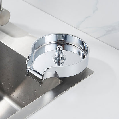 Deck-Mounted Kitchen Sink Glass Rinser, Quick Spray Glass Rinser, Matte Black / Chrome / Gunmetal / Stainless Steel