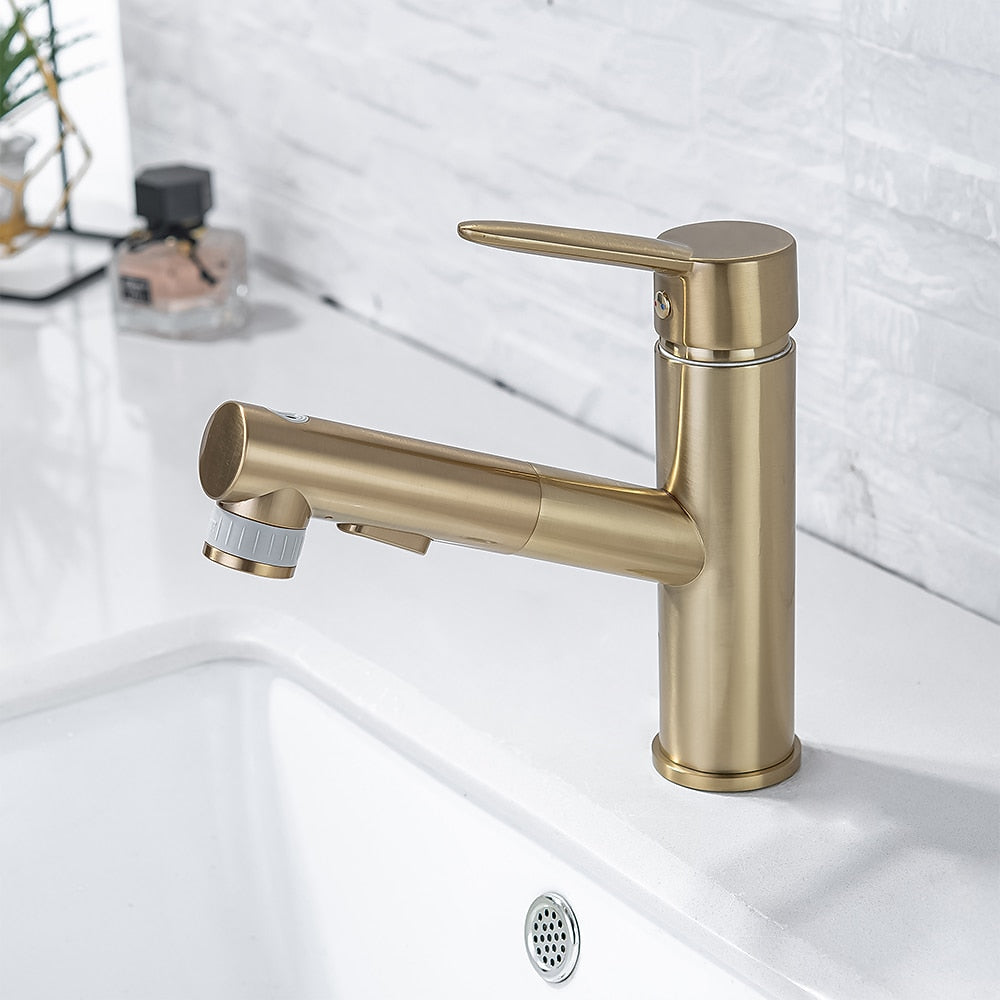 Vintage Dragon Vessel Sink Faucet, Single-Hole Double Cross Handle Brass Faucet