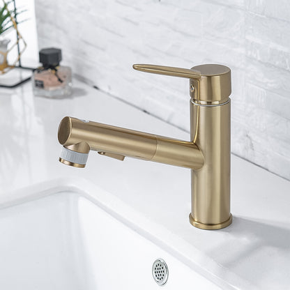 Vintage Dragon Vessel Sink Faucet, Single-Hole Double Cross Handle Brass Faucet
