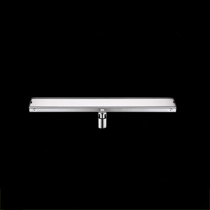 Stainless Steel Modern Tile Insert Linear Shower Drain, Rectangle Floor Drain with Removable Cover