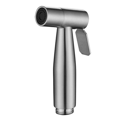 No-Drilling Wall-Mount Bidet Sprayer Set, Handheld Toilet Shattaf Sprayer, Stainless Steel / Matte Black