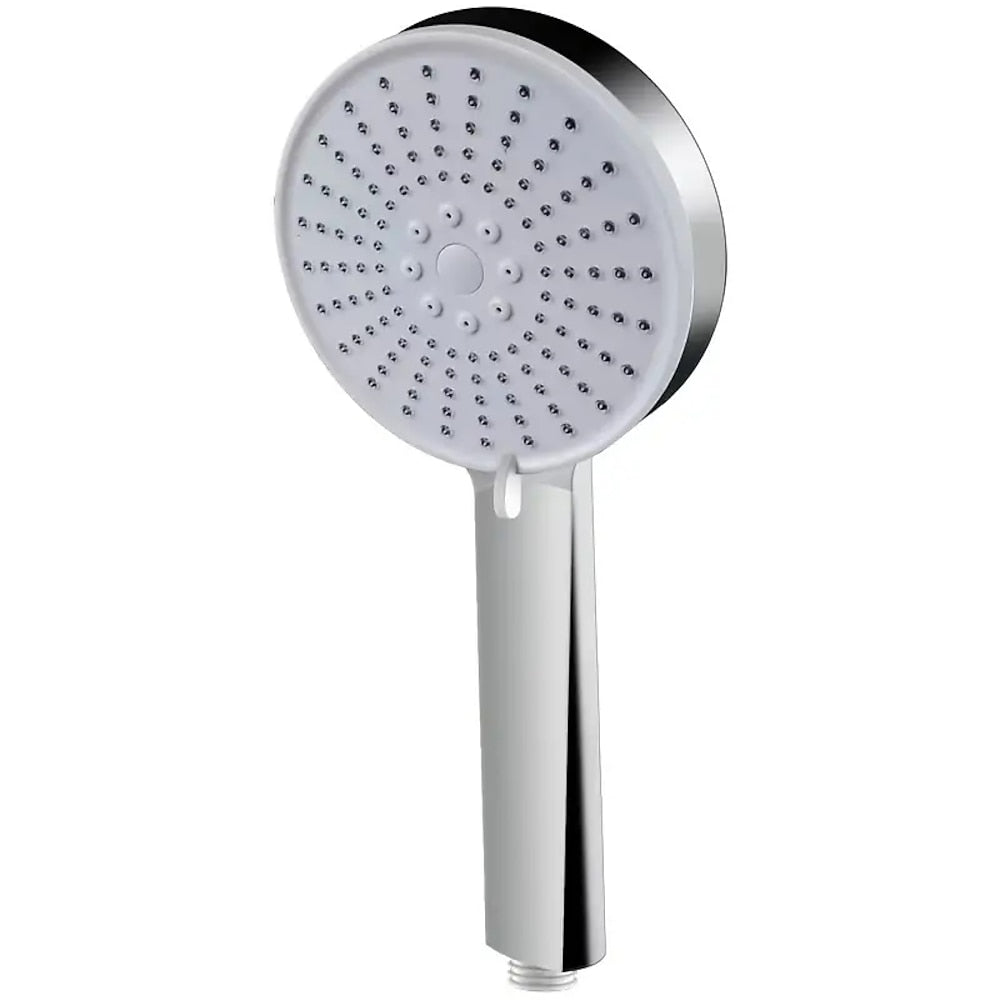 Modern 5-Mode High Pressure Handheld Shower Head, Adjustable Water Saving Showerhead, Chrome / Matte Black