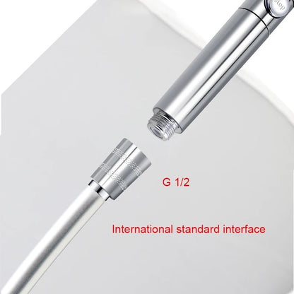 Anti-Winding Flexible Handheld Shower Hose, Smooth PVC Universal Shower Hose, Gray / Silver