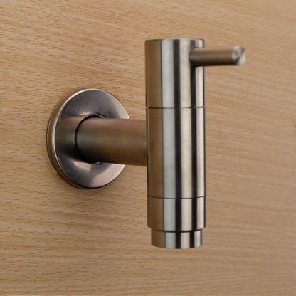 Stainless Steel Wall-Mount Kitchen Faucet, Single-Handle Cold Only Tap