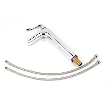 Tall Waterfall Vessel Bathroom Faucet, Single-Handle Brass Faucet, Chrome / Brushed Nickel / Oil-Rubbed Bronze