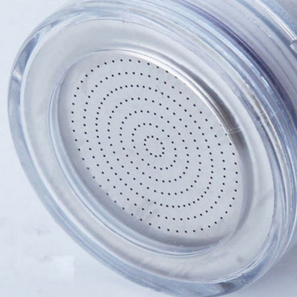 360-Degree Swivel Faucet Water Filter, Chrome ABS Faucet Purifier with PP Cotton Replacement Cartridges