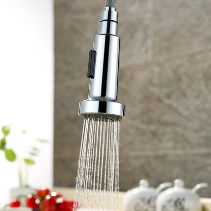 Chrome ABS Plastic Replacement Spray Head, 2-Function Pull-Down Kitchen Faucet Spray Nozzle