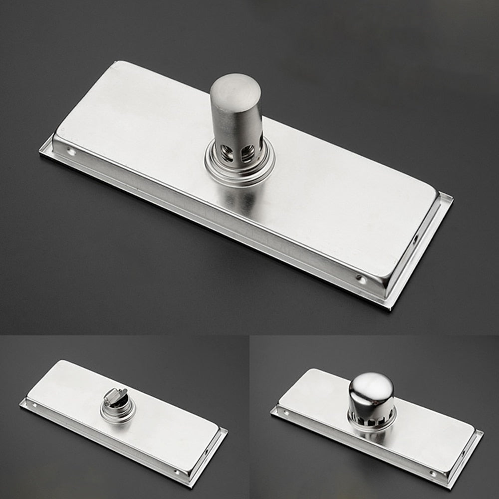 Stainless Steel Rectangular Linear Shower Floor Drain, Dual-Use Tile Insert Drain for Bathroom
