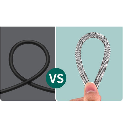 Kink-Free Flexible Handheld Shower Hose, 360-Degree Swivel Replacement Shower Tube, Chrome / Matte Black / Matte White / Stainless Steel